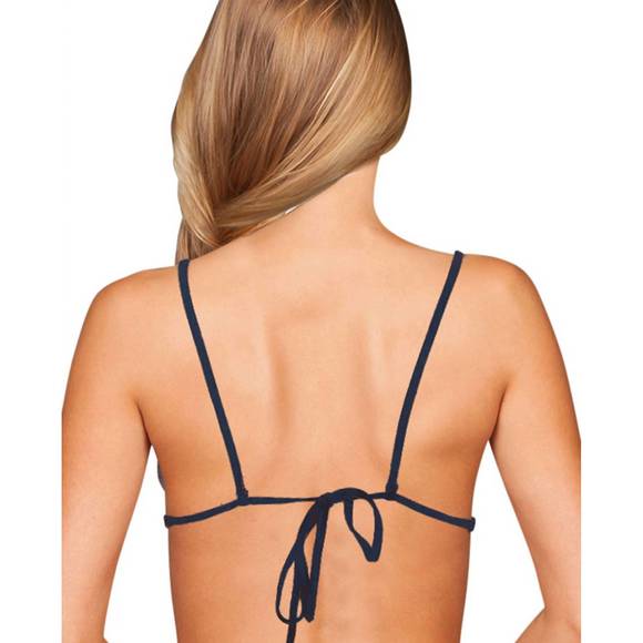 NEW STONE FOX SWIM triangle bikini top in sfs storm - Picture 2 of 2